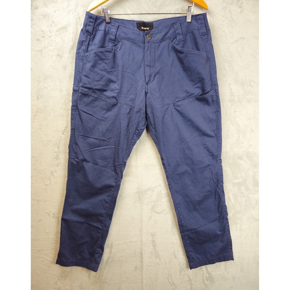 Vertx‎ Pants Men's 37x30.5 Navy Blue Tactical Cargo Outdoor Twill Cotton Stretch
